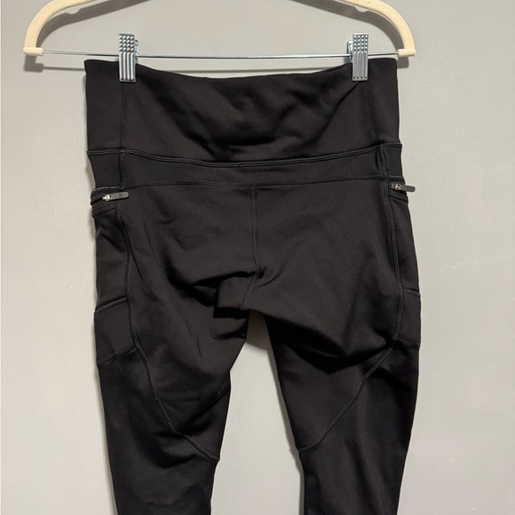 Lululemon Athletica- women’s high waist w/ pockets full length leggings. Size 8 - Picture 6 of 11